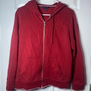 Red Tommy Hilfiger hoodie